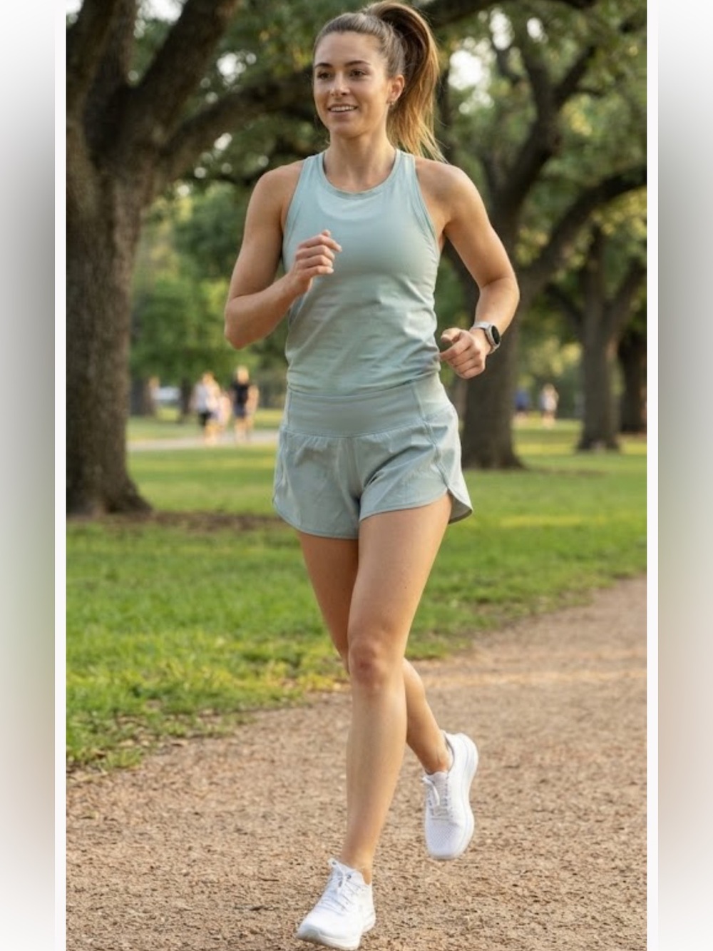 lululemon athletica Powder Mint Green Women's Running Shorts